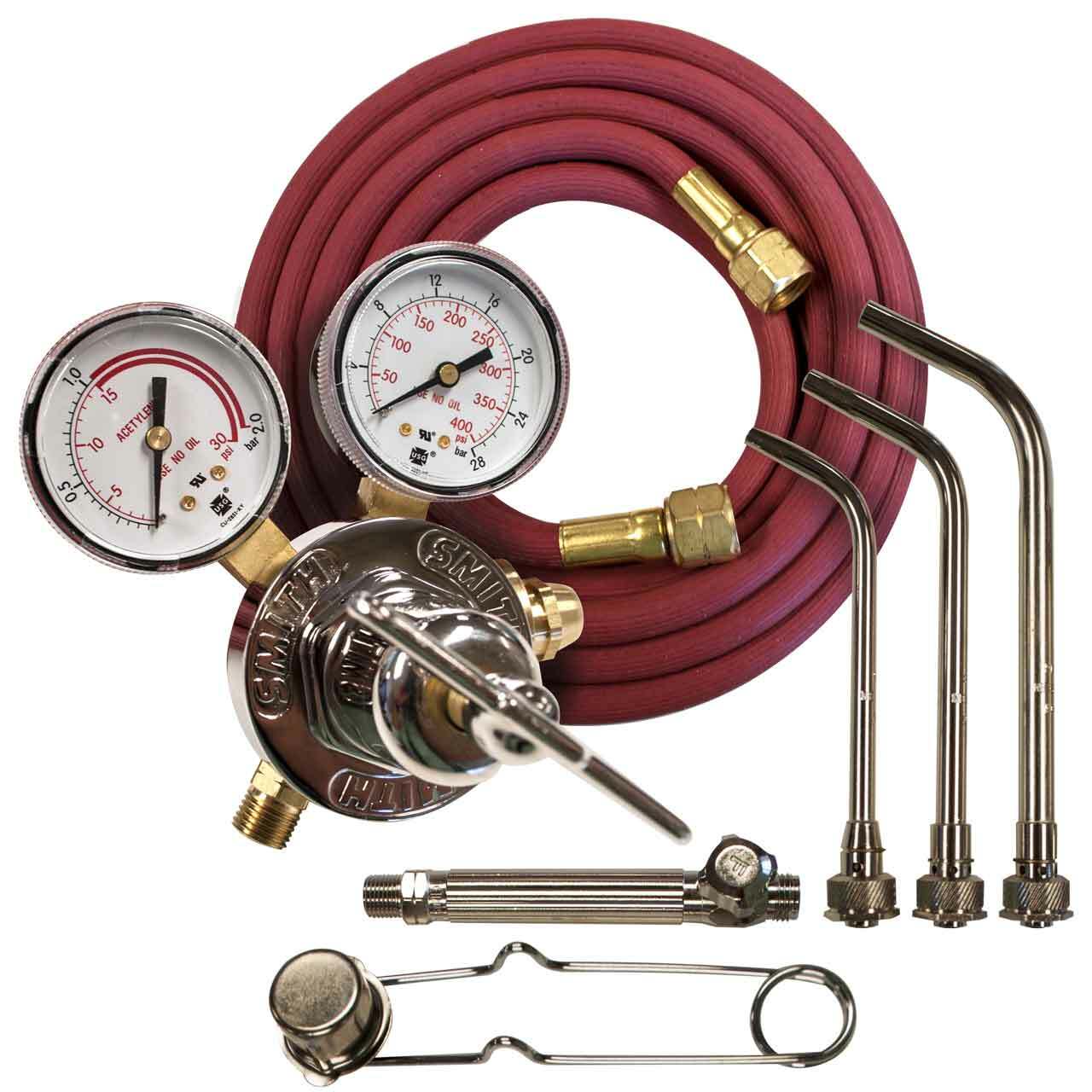 Smith® Silver Smith™ Acetylene and Air Torch Kit with Tank