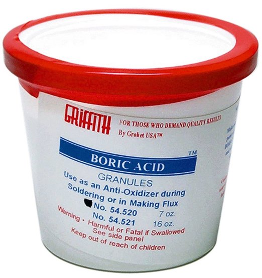 Boric Acid Granules - Shop Online - Working Silver | Jewelry Making
